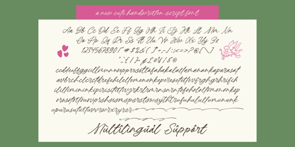Pinkie Wonderly Font Poster 15