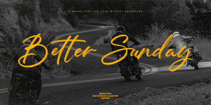 Better Sunday Font Poster 1