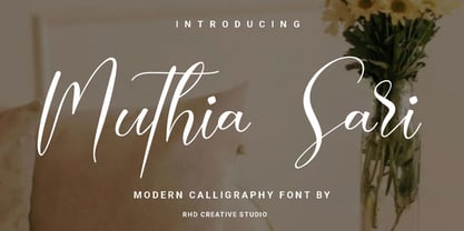 Muthia Sari Font Poster 1