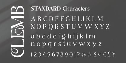 Clemb Font Poster 11