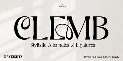 Clemb Font Poster 1