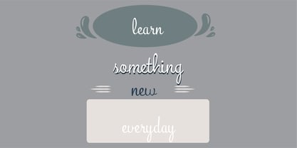 PN Bunchberry Font Poster 6