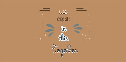 PN Bunchberry Font Poster 2