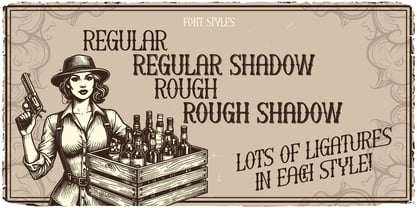 Bootleg Barrels Font Poster 5