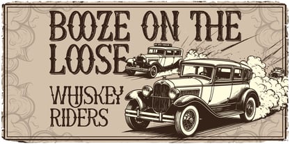 Bootleg Barrels Font Poster 6