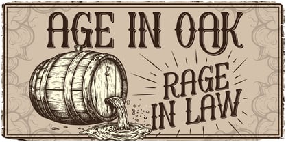 Bootleg Barrels Font Poster 4