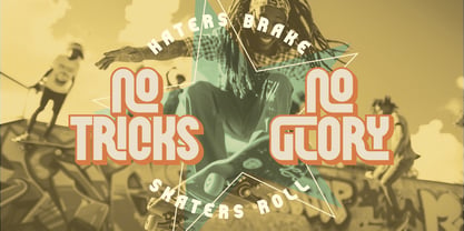 Skatehood Font Poster 4