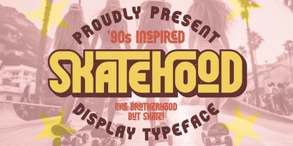 Skatehood Font Poster 1