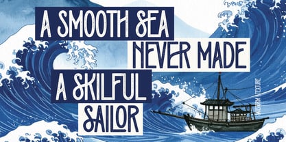Sailstorm Font Poster 2