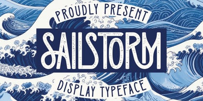 Sailstorm Font Poster 1