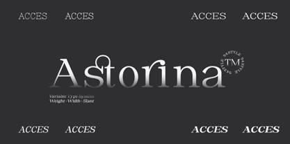 Astorina Font Poster 9