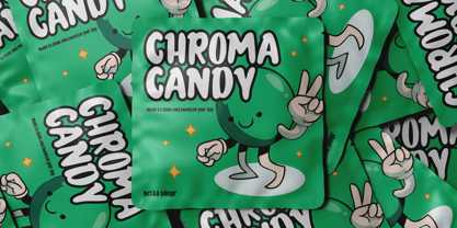 Candy Form Font Poster 3