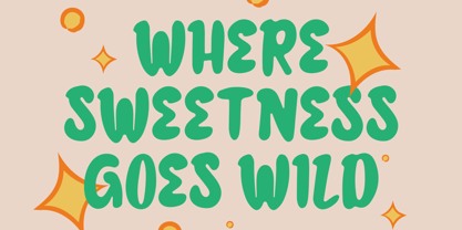 Candy Form Font Poster 2