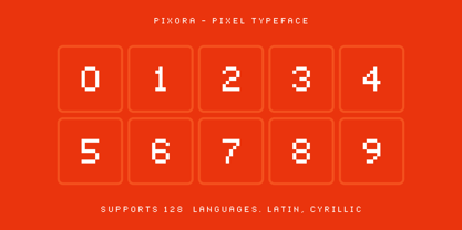 Pixora Font Poster 8