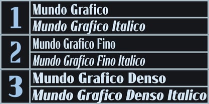 Mundo Grafico Font Poster 7