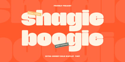 Shagie Boogie Font Poster 1