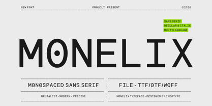 IT Monelix Font Poster 1