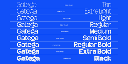 Gatega Font Poster 11