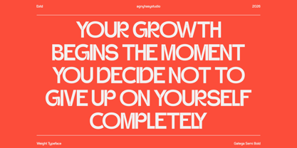 Gatega Font Poster 15