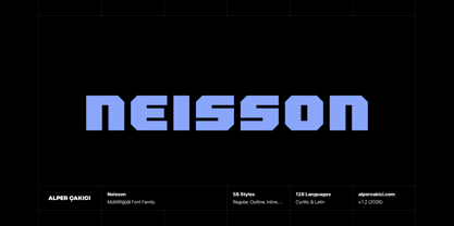 Neisson Font Poster 1