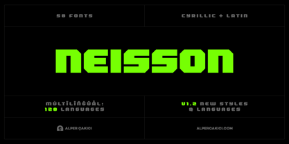 Neisson Font Poster 13