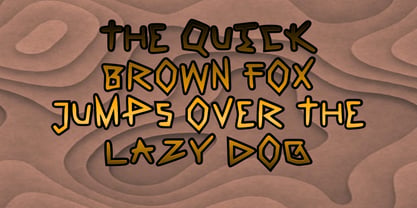 Barbaric Font Poster 5