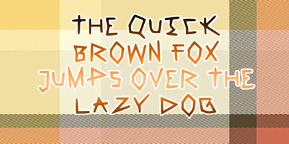 Barbaric Font Poster 4