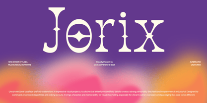 Jorix Font Poster 1