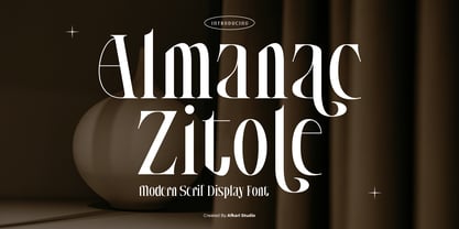 Almanac Zitole Font Poster 1