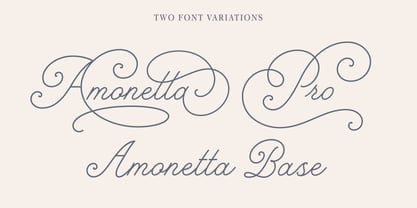 Amonetta Font Poster 11