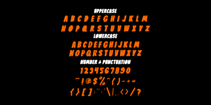 Happy Comby Font Poster 5