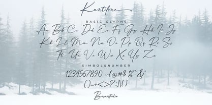 Kantilone Font Poster 10