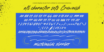 Crownish Font Poster 13