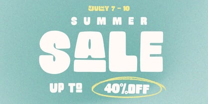 Lago Sea Sans Serif Font Poster 4