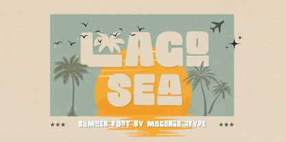 Lago Sea Sans Serif Font Poster 1