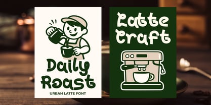Urban Latte Font Poster 4