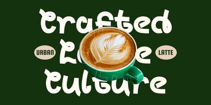 Urban Latte Font Poster 2