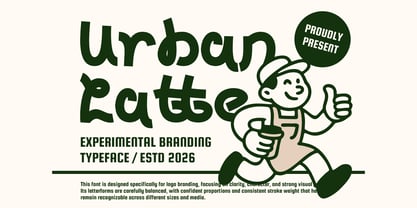 Urban Latte Font Poster 1