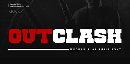 Outclash Font Poster 1