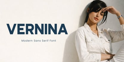 Vernina Font Poster 1