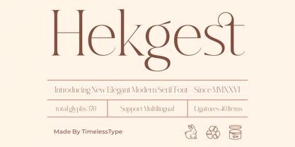 Hekgest Font Poster 1