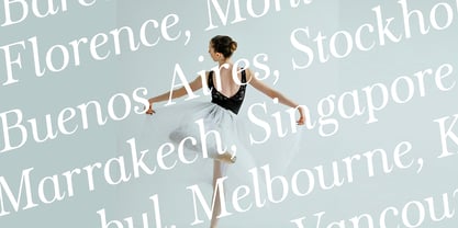 The Stripes Editorial Font Poster 3