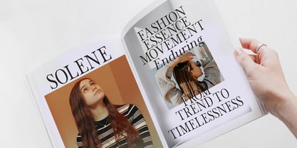 The Stripes Editorial Font Poster 5