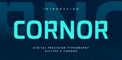 Cornor Font Poster 1