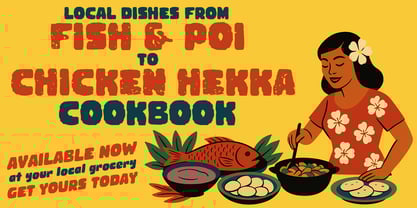 Woodchip Font Poster 4