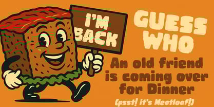 Woodchip Font Poster 2