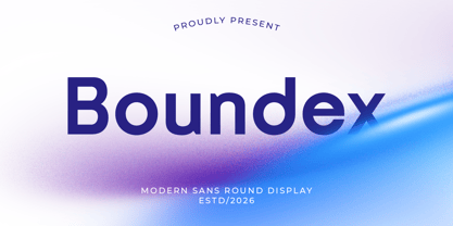 Boundex Font Poster 1