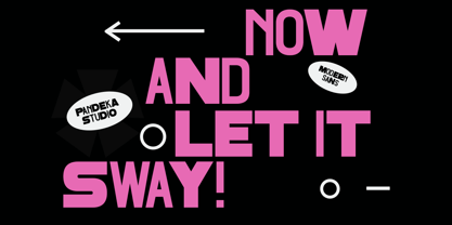 Wimbow Font Poster 4