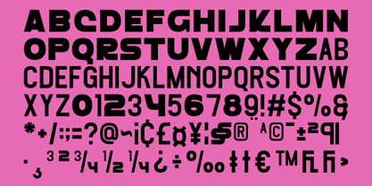 Wimbow Font Poster 9