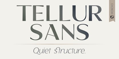 Tellur Sans Font Poster 1